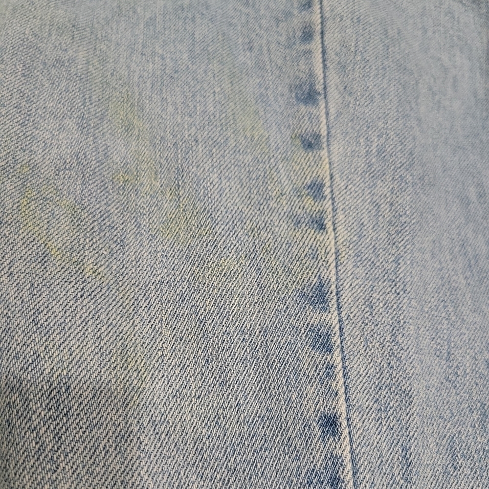 Levi 550 Classic Relaxed Tapered 30x28 Denim Light Wash Jeans Women VTG Sz 12S - Picture 6 of 9